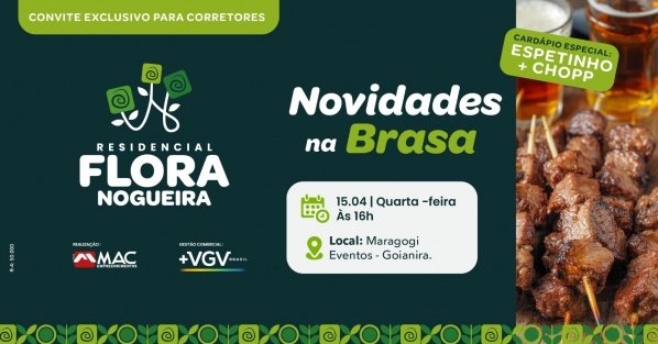 Imagem do evento Novidades na Brasa - Flora Nogueira