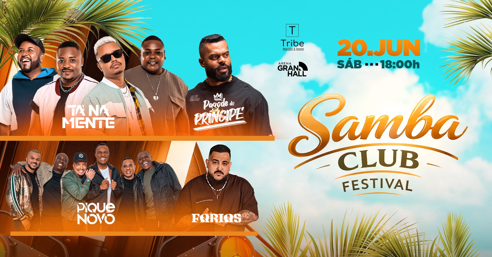 SAMBA CLUB FESTIVAL | 4 ATRAÇÕES NACIONAIS - Santa Luzia, MG