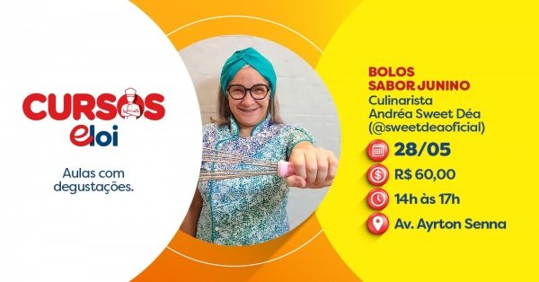 Imagem do evento BOLOS SABOR JUNINO