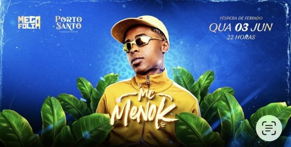 Imagem do evento MEGAFOLIA APRESENTA MENO K EM PARANAGUÁ 03/06 VÉSPERA DE FERIADO