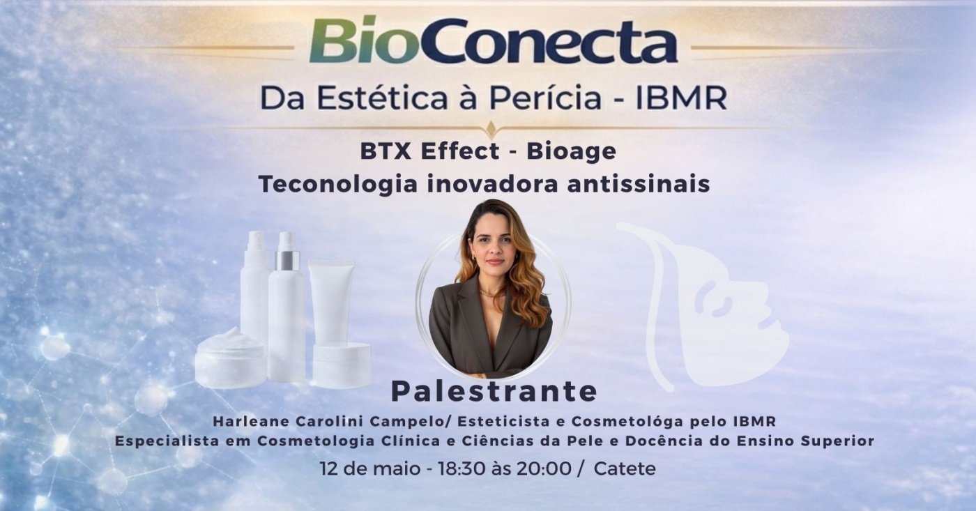 BIOCONECTA IBMR 2026 - BTX Effect - Bioage Teconologia inovadora ...