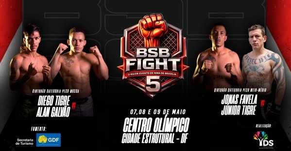 Imagem do evento BSB Fight  5ª Edição - Maior evento de MMA de Brasília