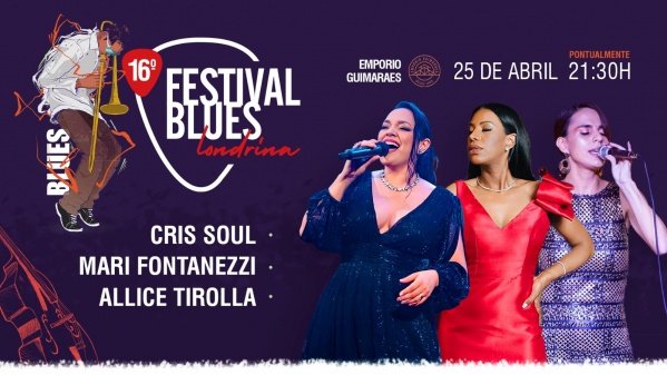 Imagem do evento 16º Festival Blues de Londrina - SHOW MULHERES