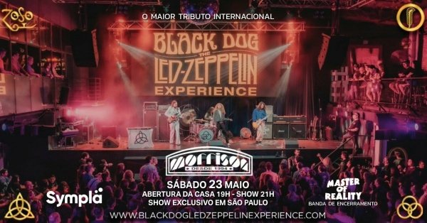 BLACK DOG - THE LED ZEPPELIN EXPERIENCE em São Paulo - Sympla