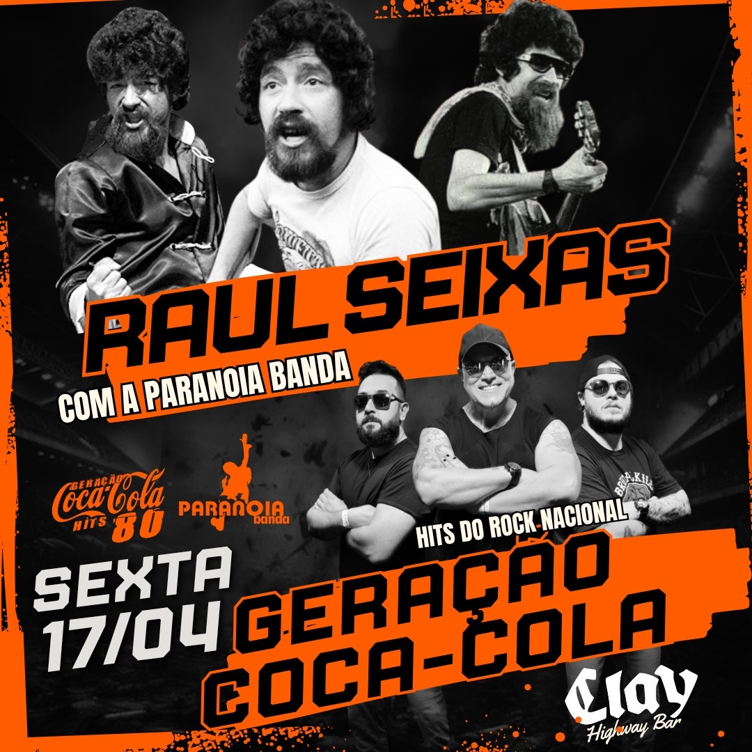 PARANÓIA RAUL SEIXAS + GERAÇÃO COCA COLA HITS 80