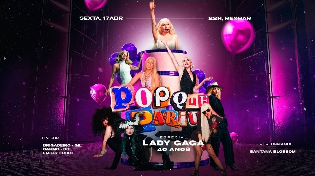 Pqp - Bday Lady Gaga em Maceió - Sympla