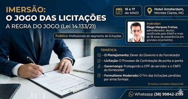 Imagem do evento Imersão: O Jogo das Licitações