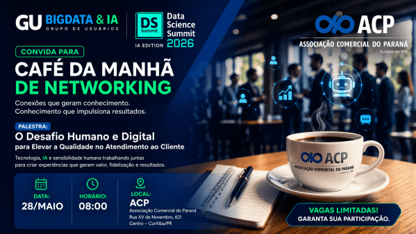 Imagem do evento Café da Manhã de Networking do DSSBR2026 na ACP acontece em 28 de maio às 8h