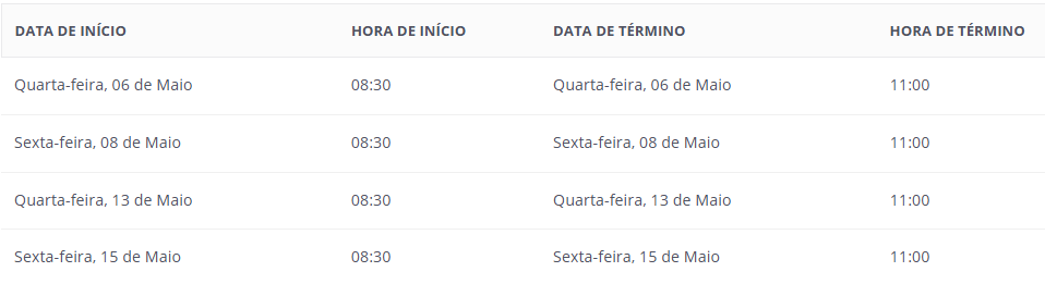 Imagem 1 da descrição do evento