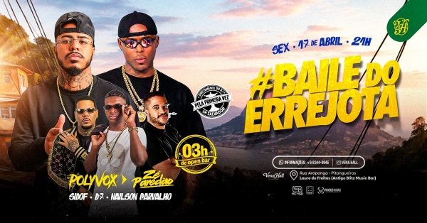 Imagem do evento Baile do Errejota