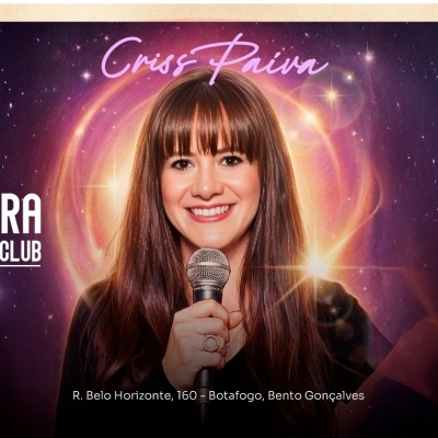 CRISS PAIVA - SHOW SOLO em Bento Gonçalves - Sympla
