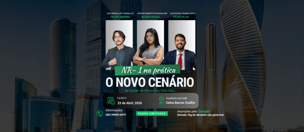 Imagem do evento NR- 1 NA PRÁTICA!