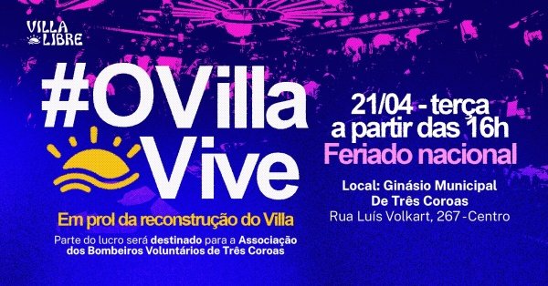 Imagem do evento #OVillaVive