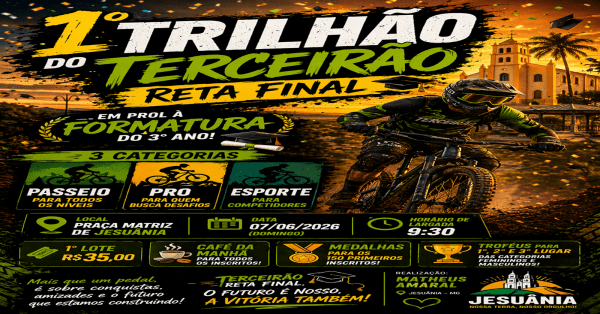Imagem do evento 1° Trilhão do terceirão reta final