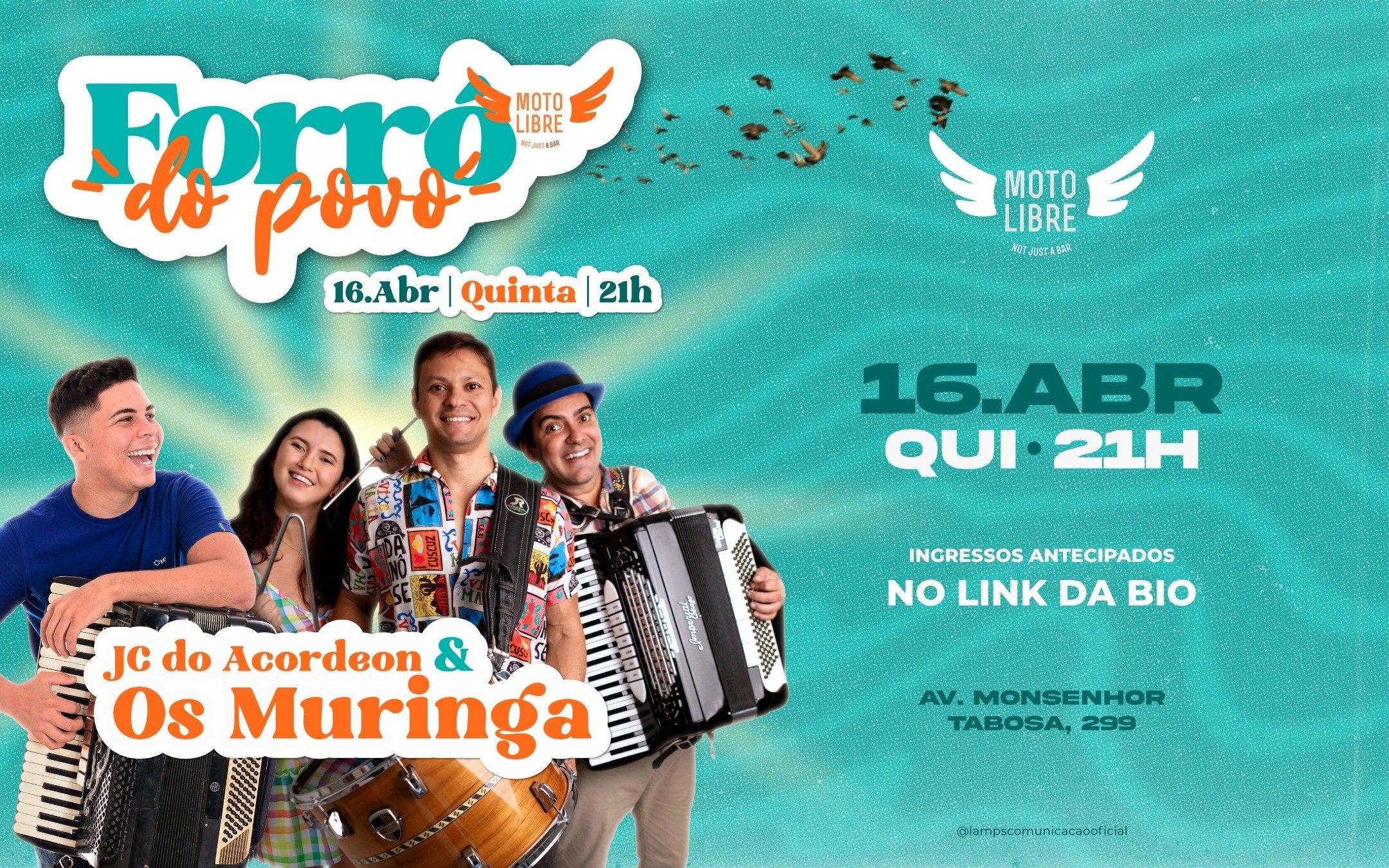 Forró do Povo ~ Os Muringa + JC do Acordeon - Fortaleza, CE