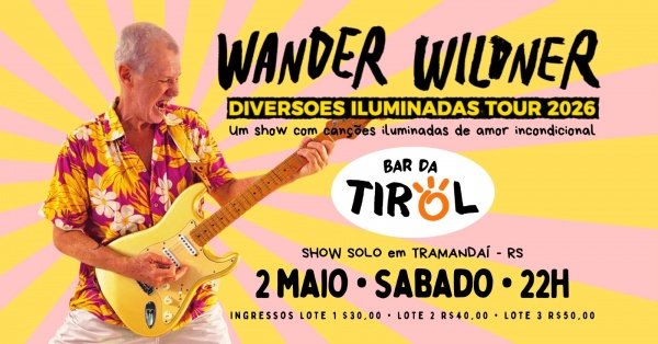 Imagem do evento Bar da Tirol Wander Wildner