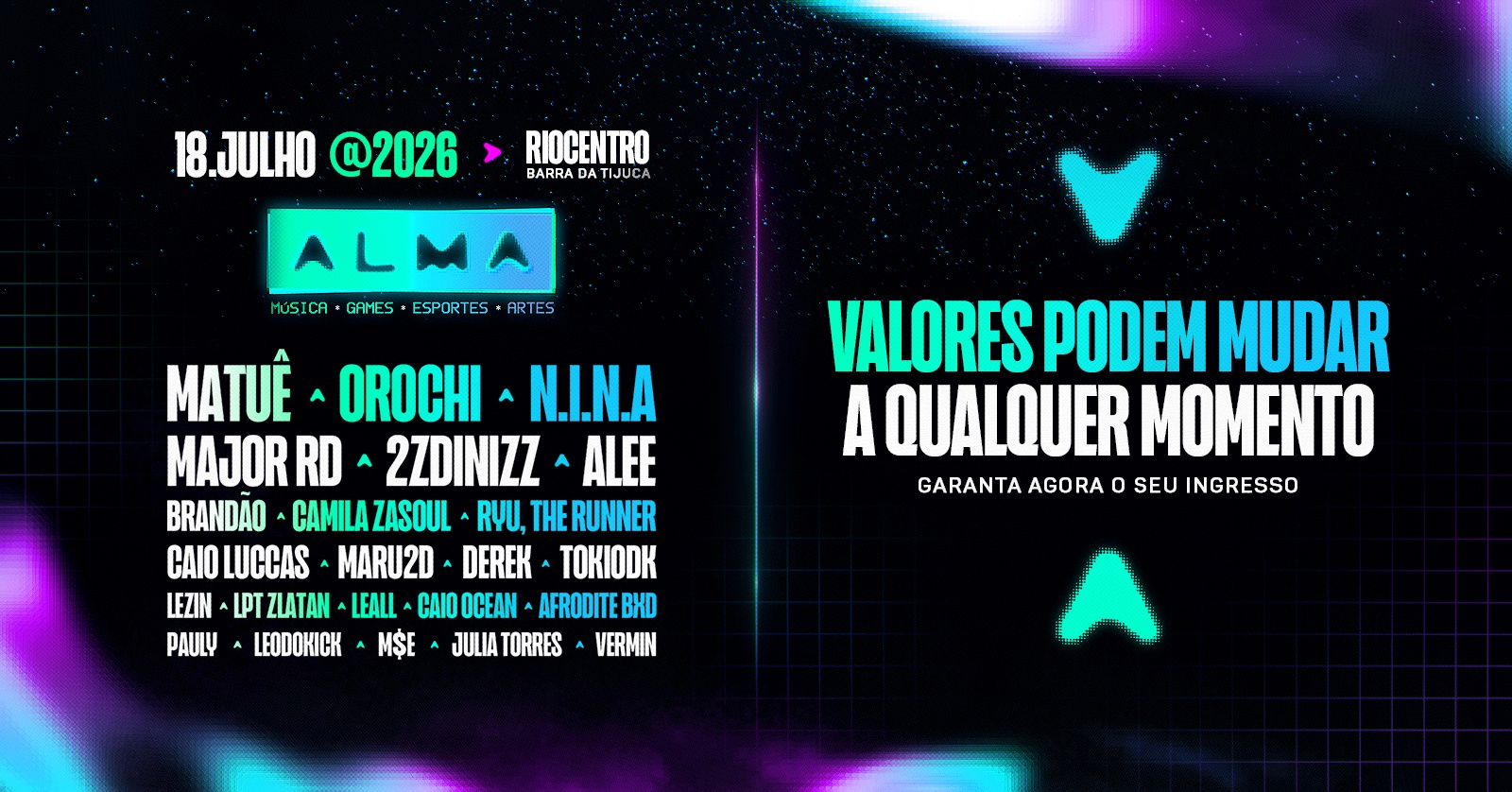 ALMA Festival 2026 @ Riocentro /RJ