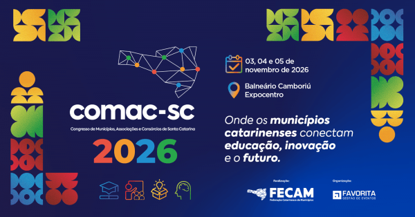 Imagem do evento COMAC/SC 2026 - Congresso de Municípios, Associações e Consórcios de Santa Catarina
