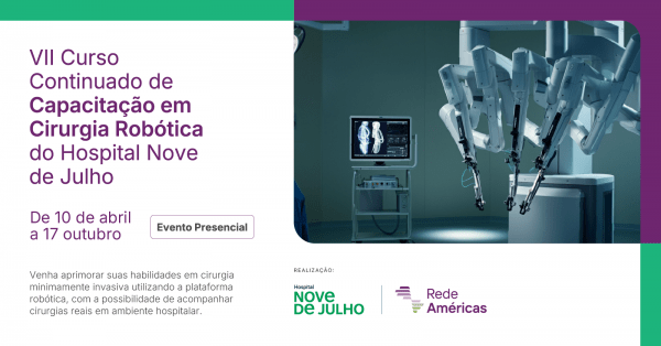 Imagem do evento Capacitação em Cirurgia Robótica | Capacitación en Cirugía Robótica - Urologia (Cópia)