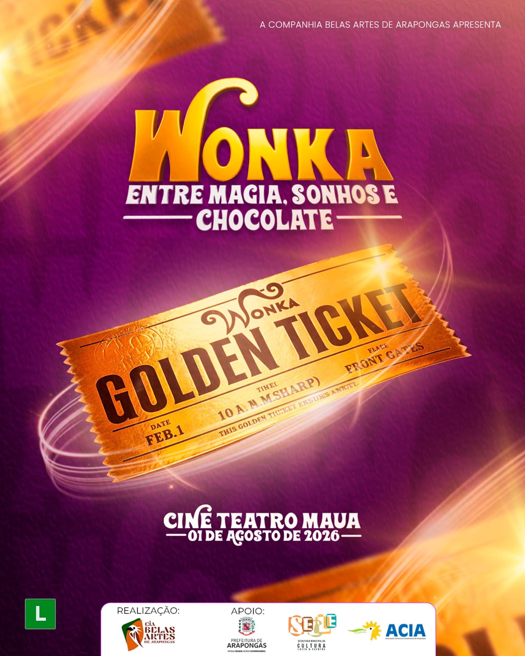 Wonka - Entre magia, sonhos e chocolate!
