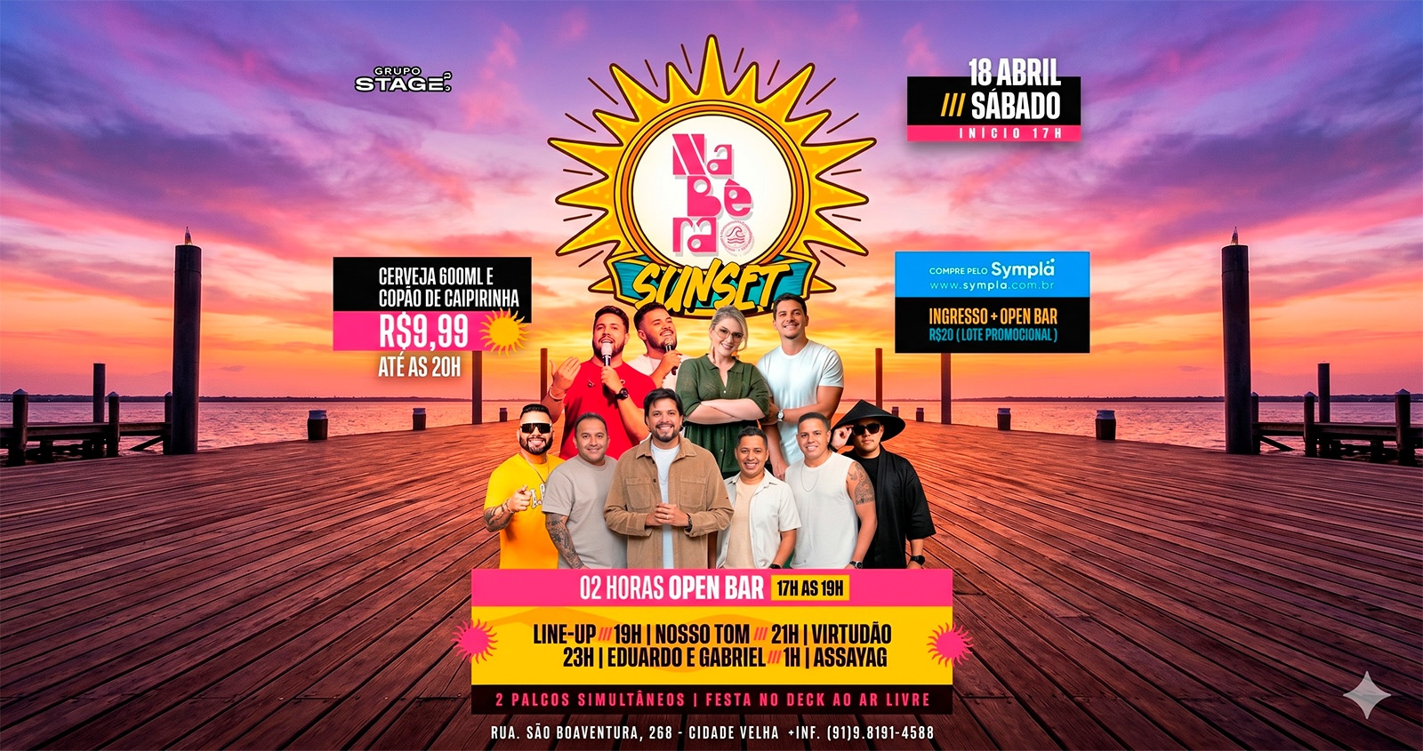 NABÊRA SUNSET - SÁBADO - Belém, PA