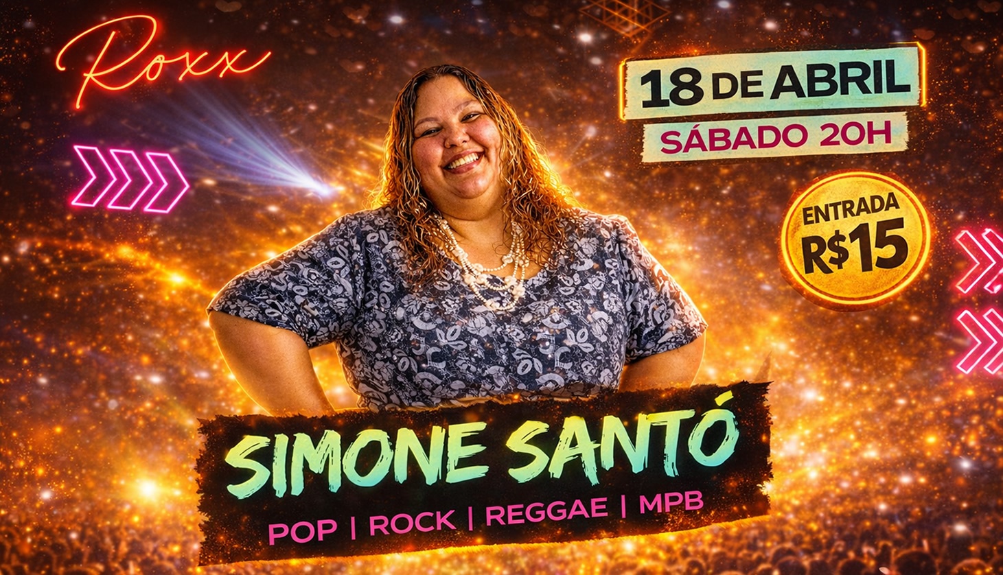 18/04 SIMONE SANTÓ AO VIVO! POP / ROCK / REGGAE / MPB!! SHOW COMPLETO!! - São Gonçalo, RJ