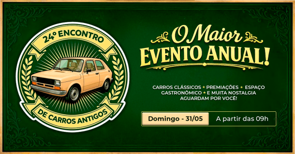 Imagem do evento 24º Encontro de Carros Antigos do Clube Naval de Brasília