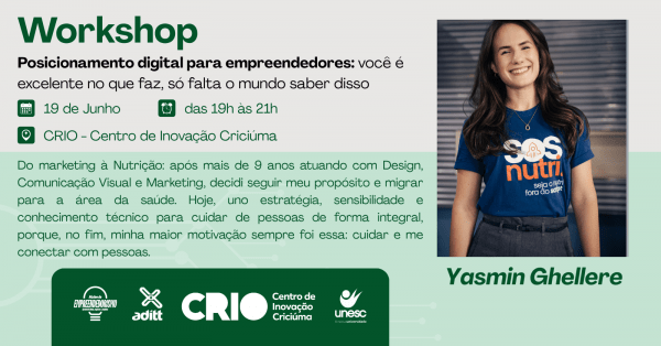 Imagem do evento Workshop Posicionamento digital para empreendedores