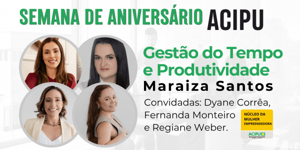 Imagem do evento Gestão do Tempo e Produtividade