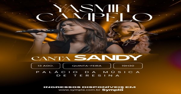 Imagem do evento Yasmin Campelo Canta Sandy
