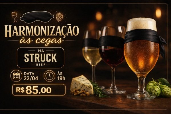 Imagem do evento Harmonização de Cerveja às cegas na Struck Bier