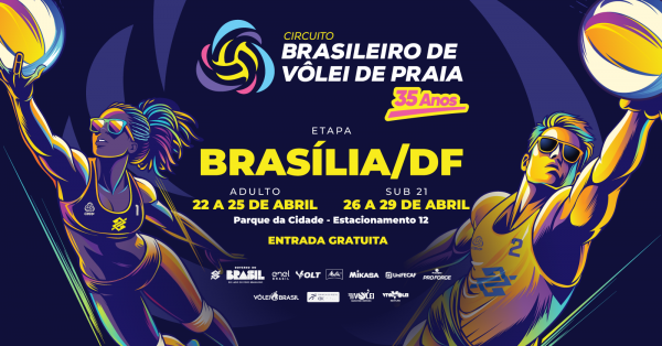Imagem do evento 4ª ETAPA - CIRCUITO BRASILEIRO DE VÔLEI DE PRAIA - BRASÍLIA/DF