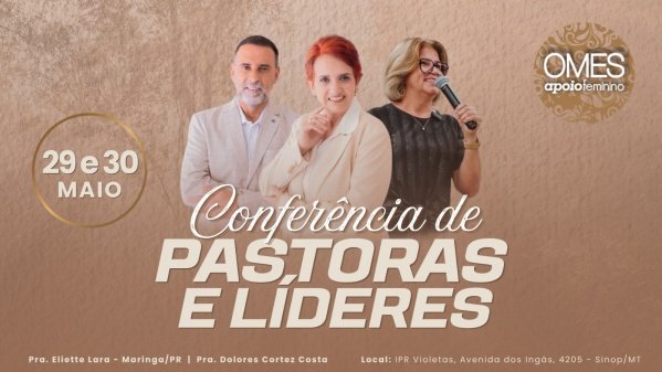 Imagem do evento CONFERÊNCIA DE PASTORAS E LÍDERES 2026