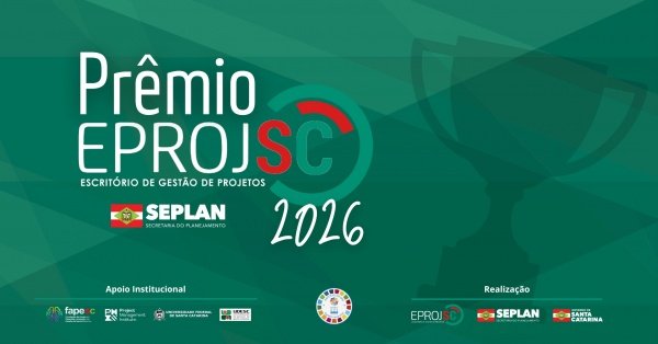 Imagem do evento Prêmio EPROJ/SEPLAN SC 2026