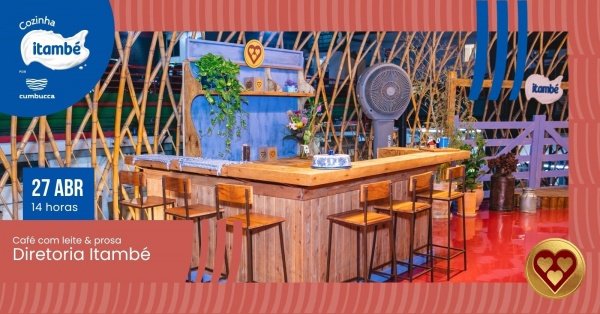 Imagem do evento Café com leite & prosa