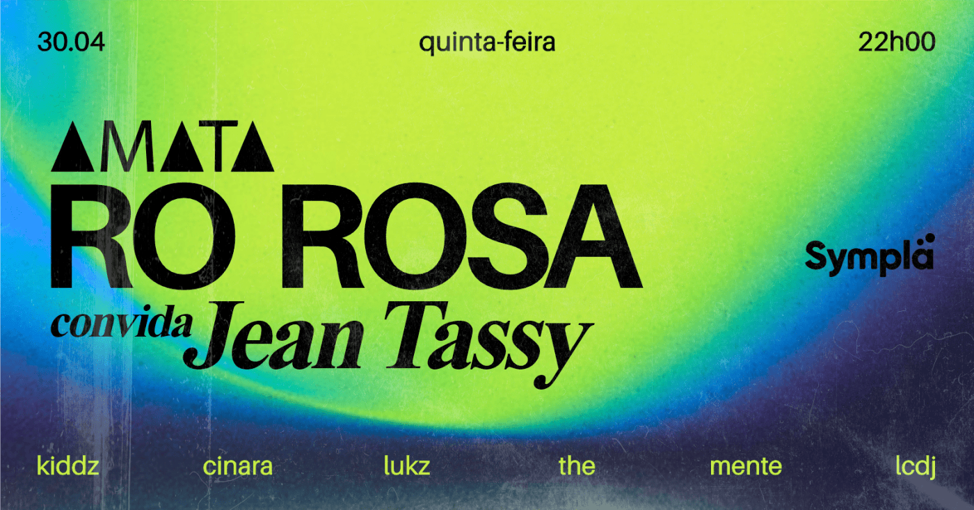 Ro Rosa Ro Rosa convida Jean Tassy em São Paulo - Sympla