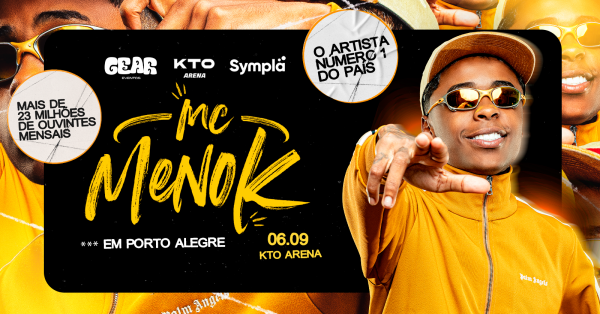 Imagem do evento MENO K // 06.9 // KTO ARENA