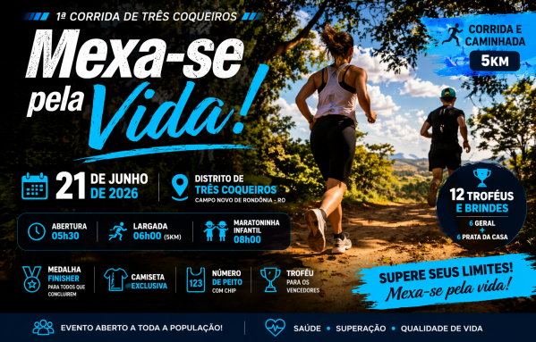 MEXA-SE PELA VIDA TRÊS COQUEIROS