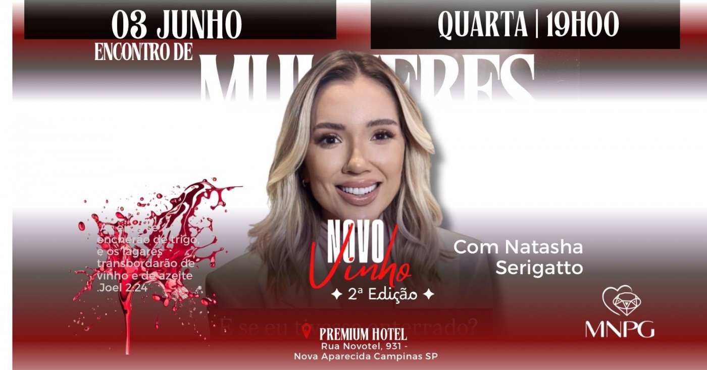 VINHO NOVO - 2ª Edição| ENCONTRO DE MULHERES