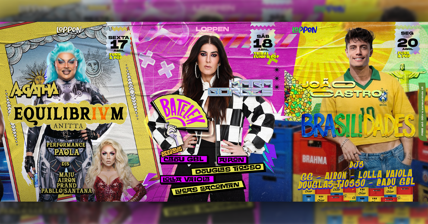 Sexta EQUILIBRIVM com A GATHA | Sáb BATELEQUE com MARA BORGES | Seg BRASILIDADES com JOAO CASTRO - Bauru, SP