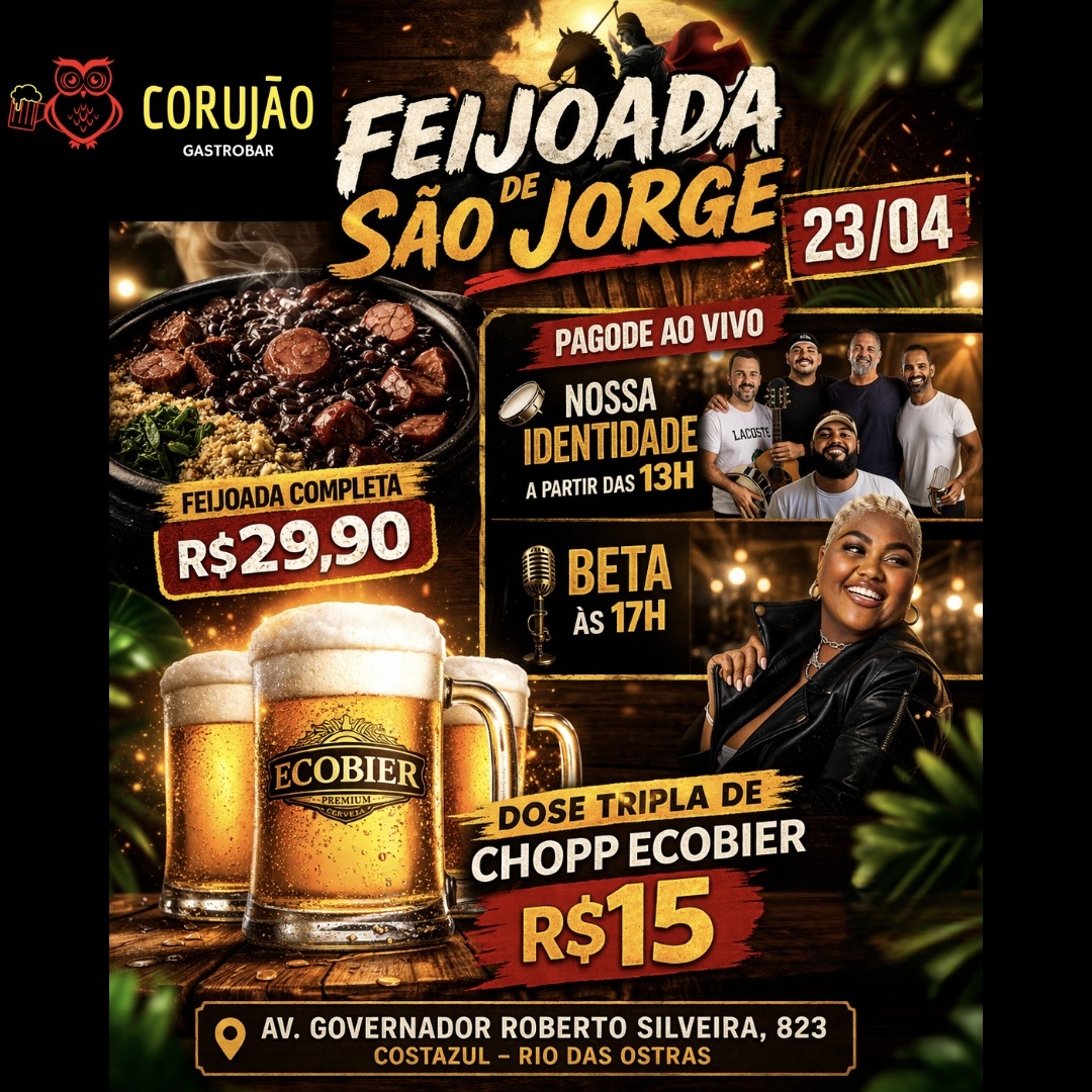 Feijoada de SÃO JORGE - Rio das Ostras, RJ