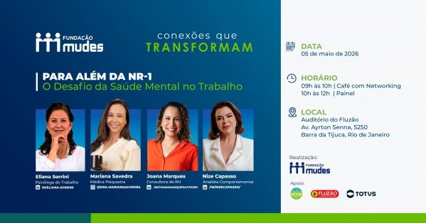 Imagem do evento Para Além da NR-1: O Desafio da Saúde Mental no Trabalho