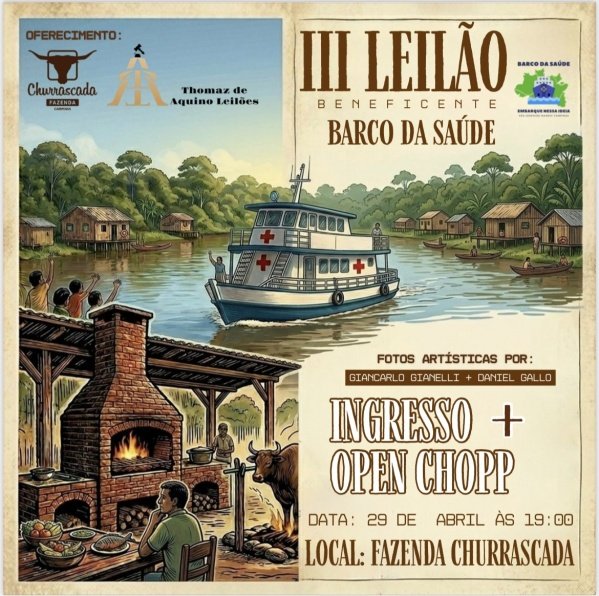 Imagem do evento III Leilão Beneficente Barco da Saúde