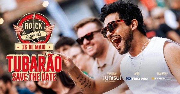 Imagem do evento Tubarão Rock Legends - 16/05/2026