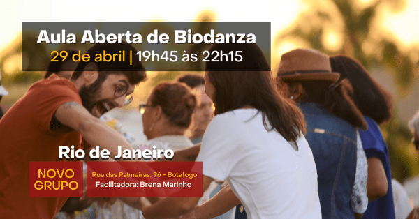 Imagem do evento Aula Aberta de Biodanza com Brena Marinho