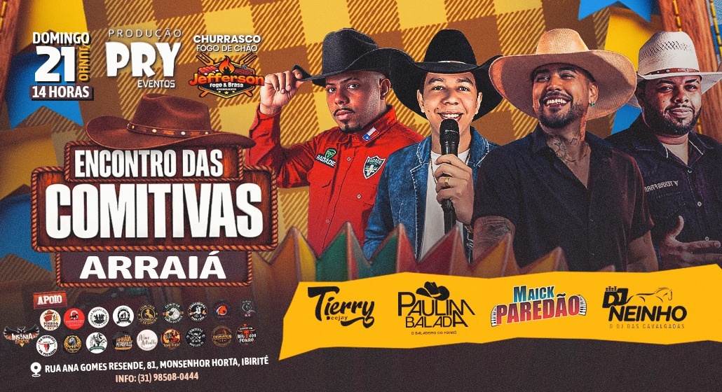 ARRAIÁ ENCONTRO DAS COMITIVAS - Ibirité, MG
