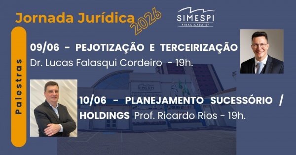 Imagem do evento JORNADA JURÍDICA SIMESPI/2026
