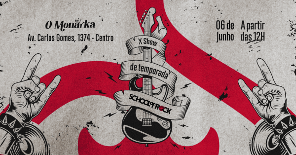 Imagem do evento X Show de Temporada - School of Rock Porto Velho