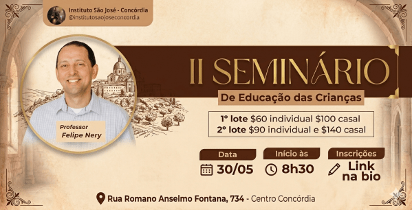 Imagem do evento II Seminário de Educação das Crianças