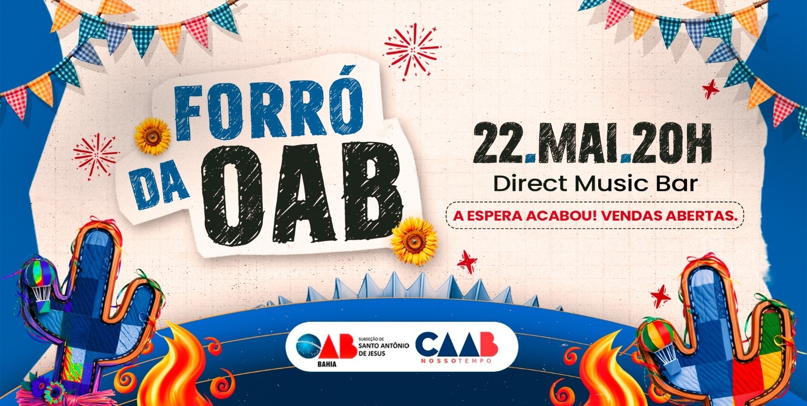 Forró da OAB SAJ - 2026 - Santo Antônio de Jesus, BA